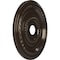 Ekena Millwork Cole PVC Medallion (Canopies up to 6"), 22"OD x 3 1/2"ID x 1"P, Universal Metallic Rustic Mist CMP22COERU - alternate 4